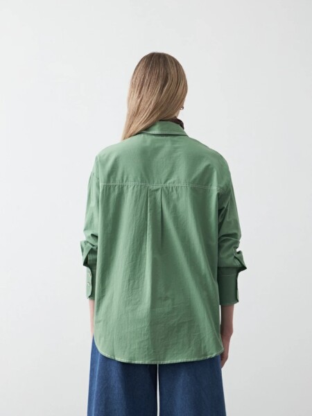 CAMISA D.CASSIN EVIE VERDE