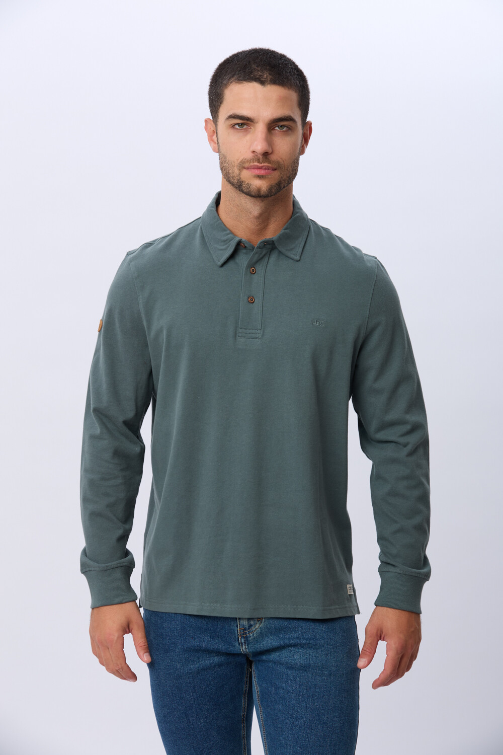 REMERA POLO JERSEY Verde