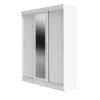 Ropero 3 Puertas Wardrobe Blanco Mate