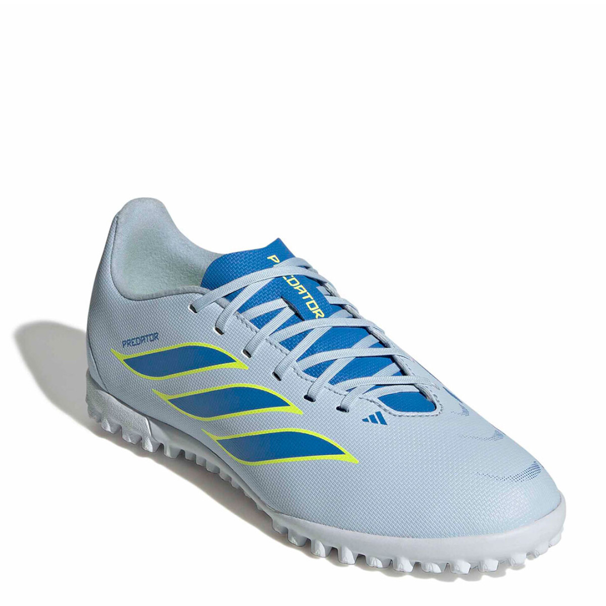 Championes de Niños Adidas Predator Club Tf - Celeste - Amarillo 