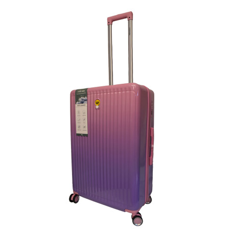 Valija Chica Carry On Rígida 4 Ruedas 360 Con Candado Tsa Rosa/purpura