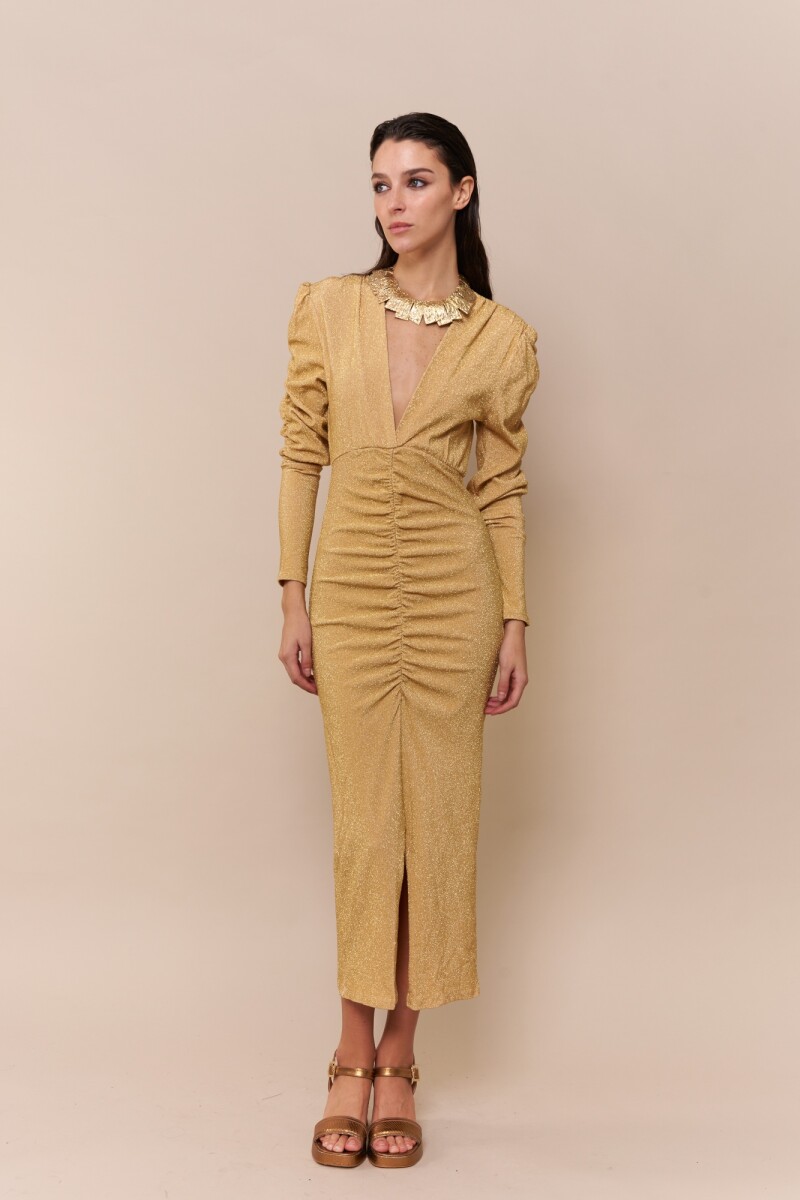 Vestido Agata DORADO