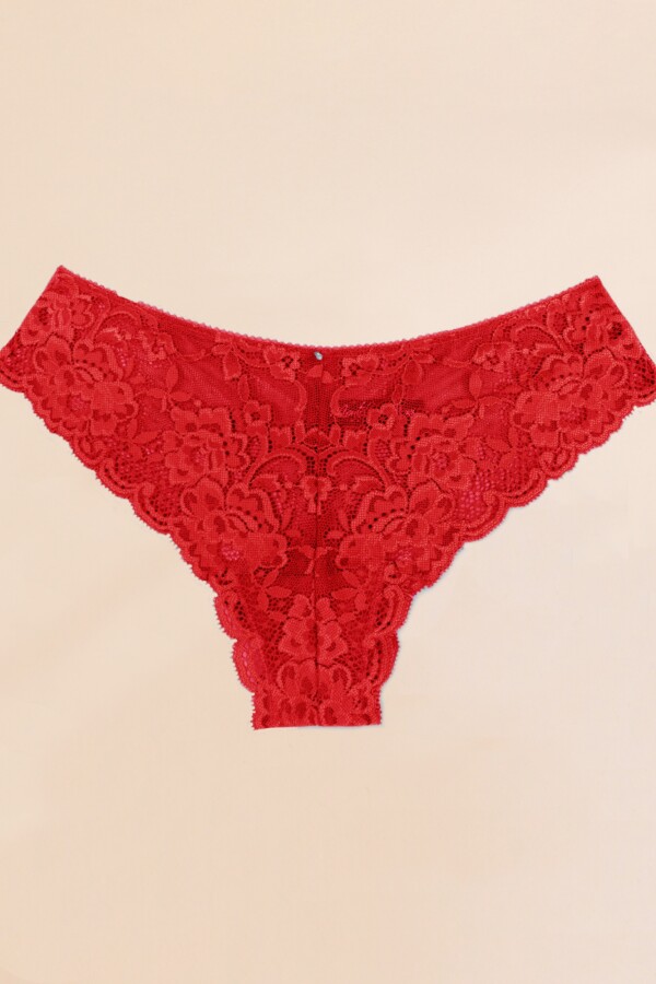Panty Encaje ROJO