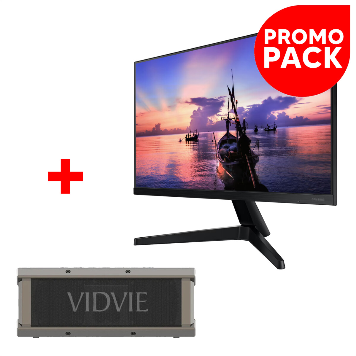 Monitor Samsung T35f 27" + Parlante Vidve Sp909 - PK MONITOR SAMSUNG T35F 27 + PARLANTE 
