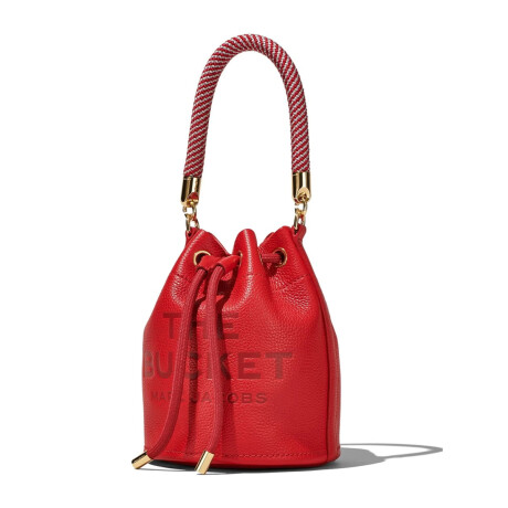 Marc Jacobs - Bolso bombonera de cuero, The Mini Bucket Rojo