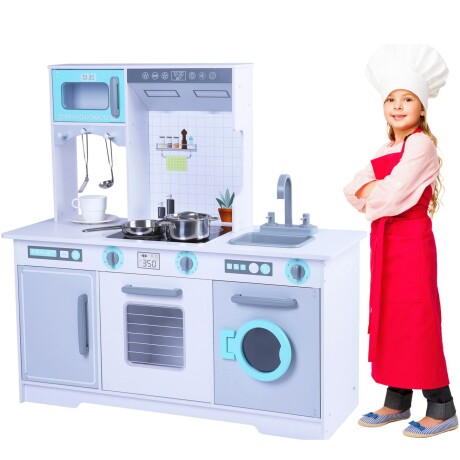 Cocina Infantil de Madera Grande XXL – Con Horno, Micro y Heladera Cocina Infantil de Madera Grande XXL – Con Horno, Micro y Heladera