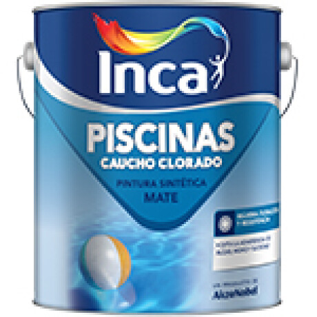 PINTURA PARA PISCINAS CAUCHO CELESTE 20L INCA ++ N/a