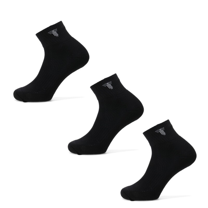 Medias Unisex Tiffosi Tripack Medio Negro