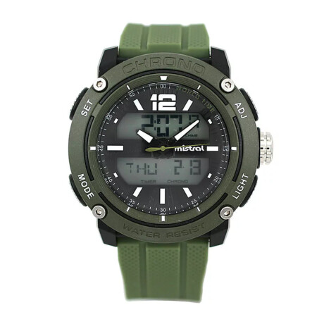 Reloj Mistral Deportivo Silicona Verde 0