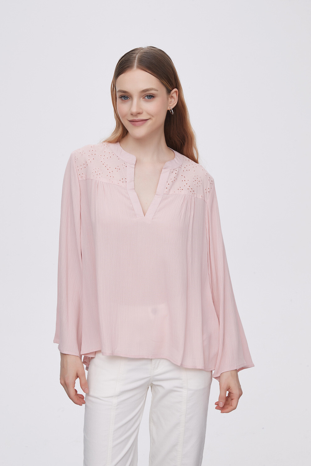 Blusa Bursas Rosa Viejo