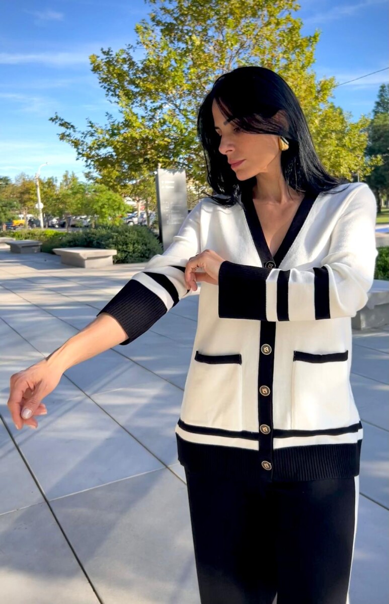 Cardigan Moorea - Blanco 