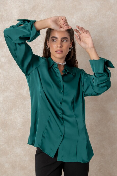 CAMISA OFF WHITE Verde