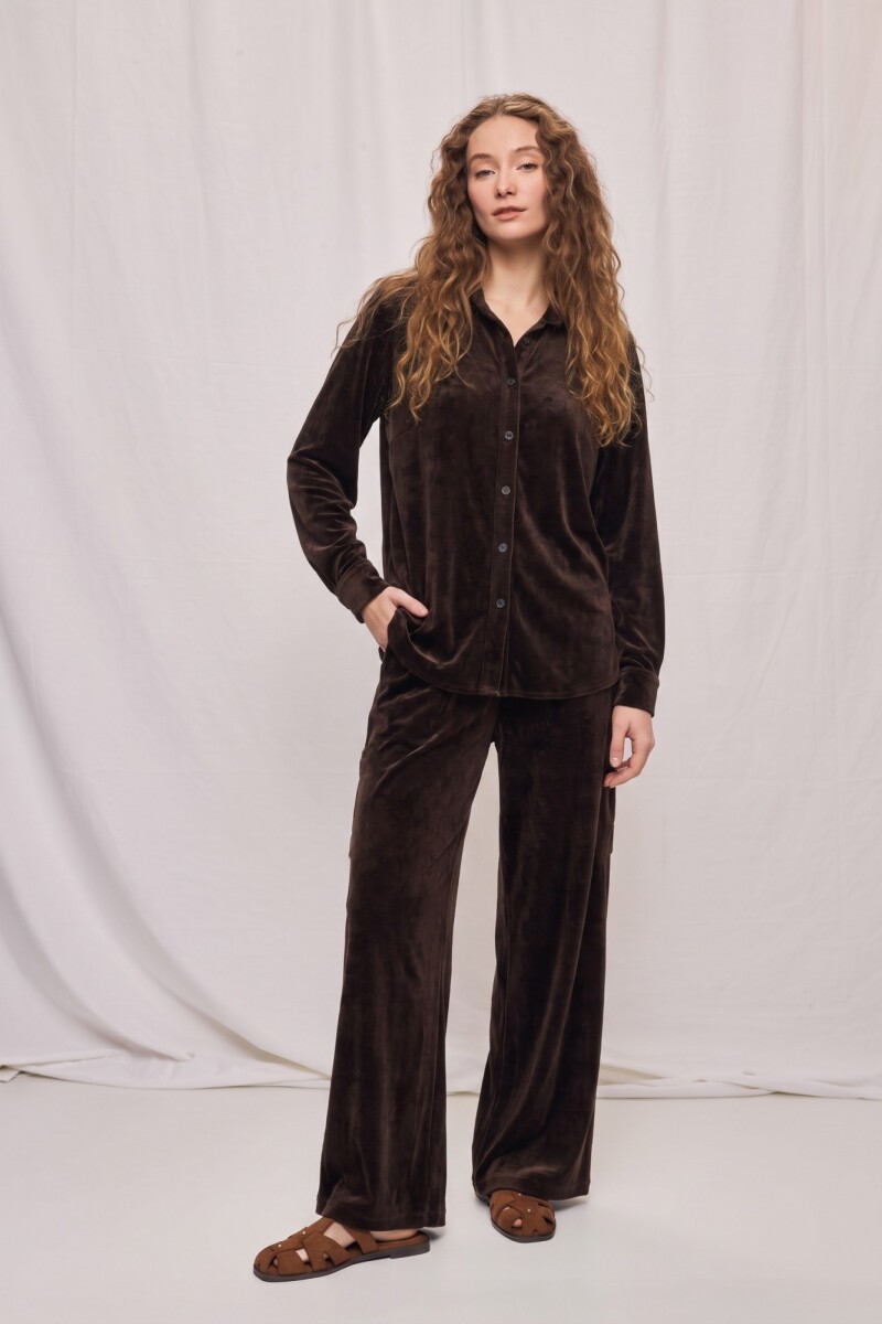 CAMISA LIBBY Chocolate