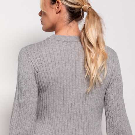 SWEATER LUCIA Gris Melange