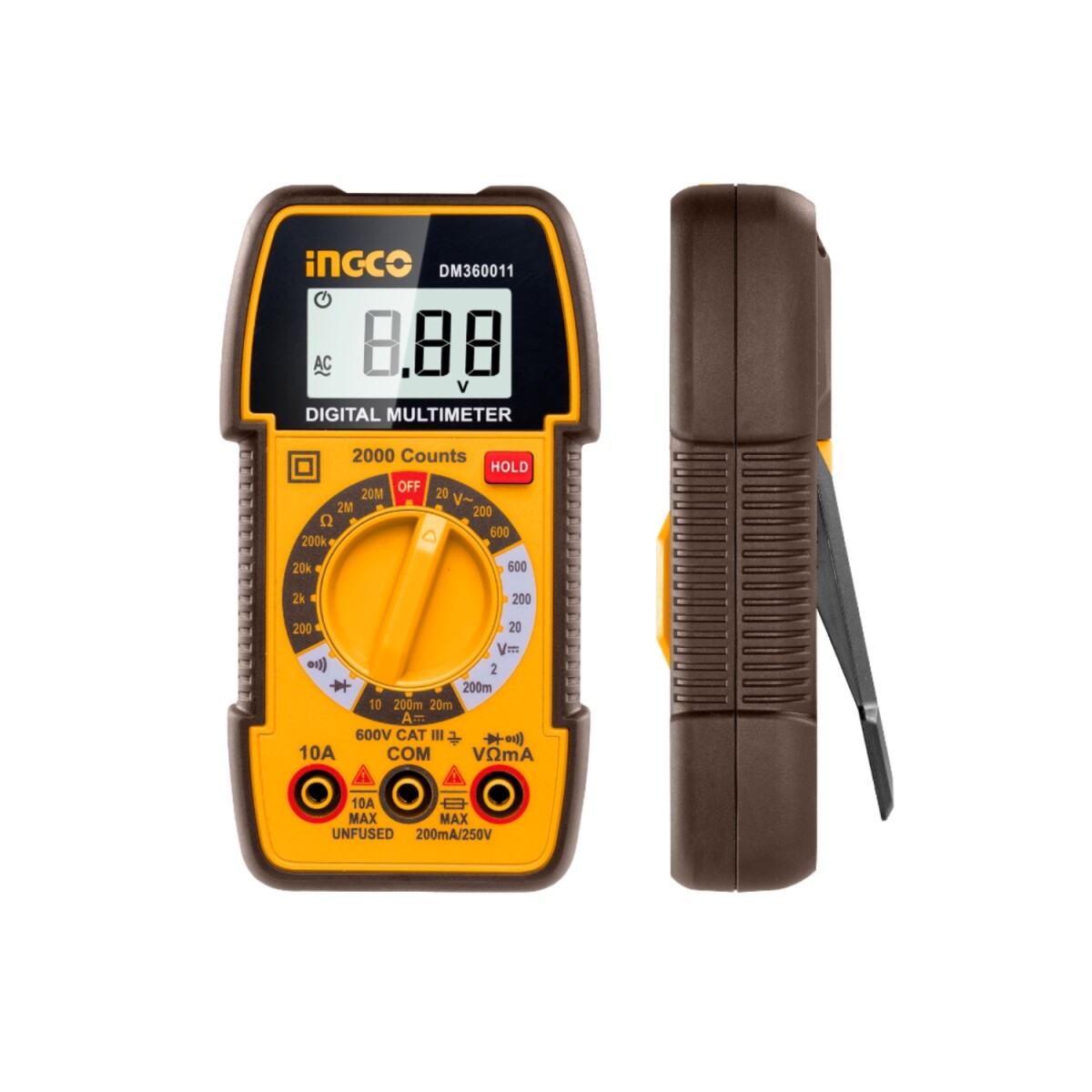 Tester Multímetro Ingco Digital 600V DM360011 