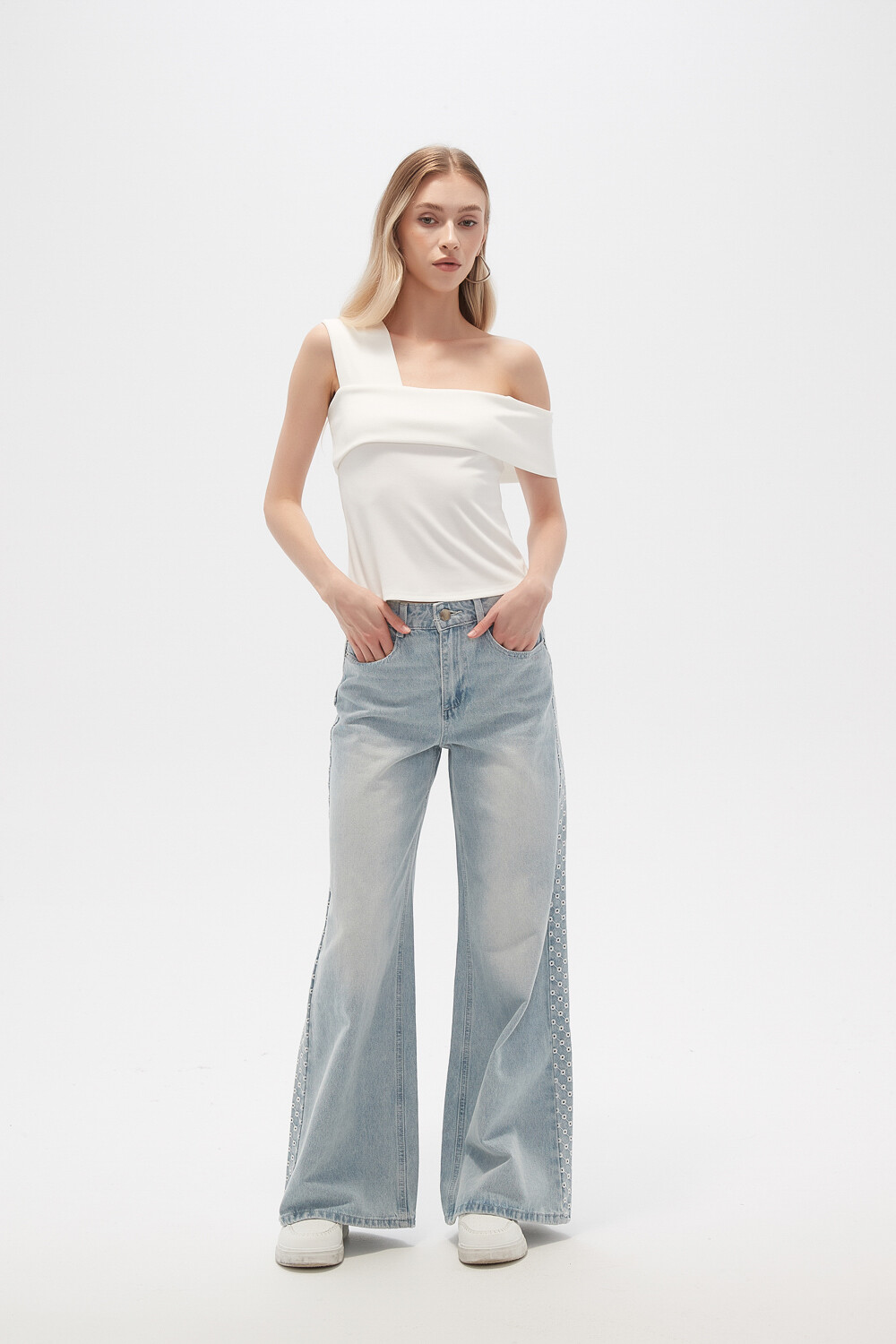 Pantalon Corfu Celeste