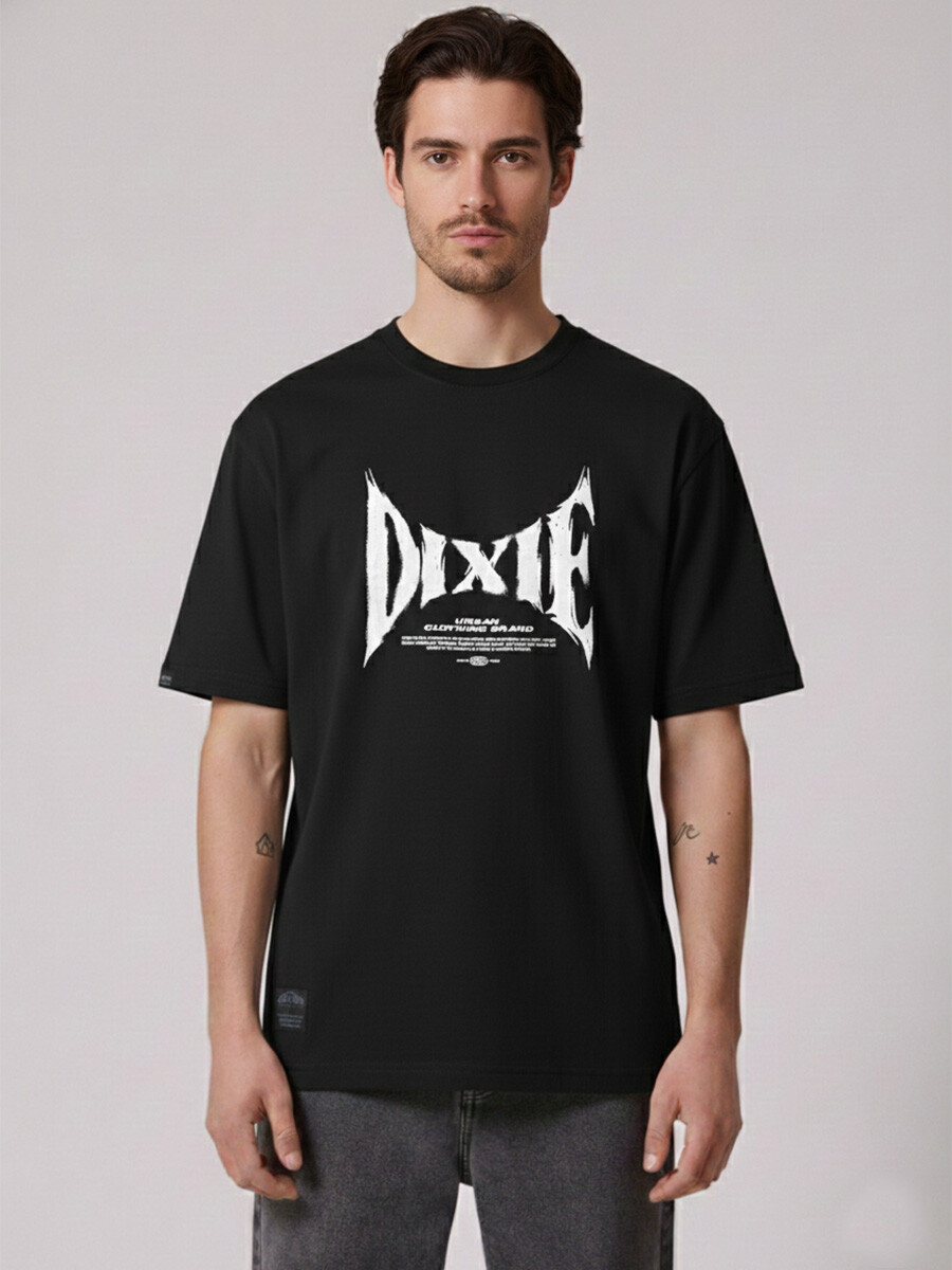 T-SHIRT CHEMI DIXIE Negro