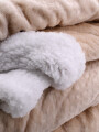MANTA SHERPA 2 PLAZAS BEIGE