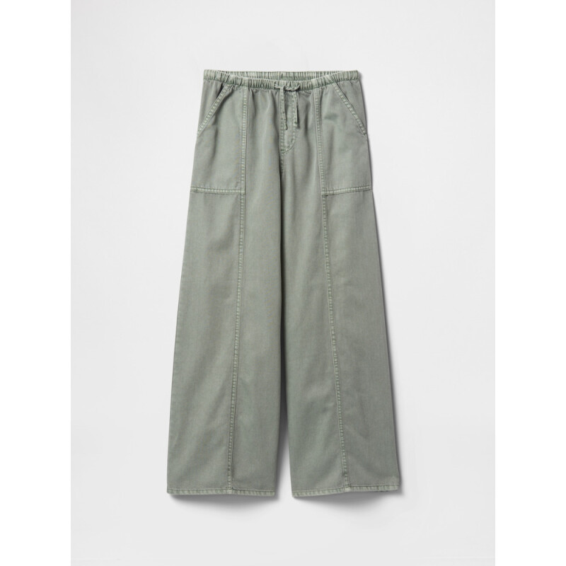 PO WOV BAGGY GASOLINE GREEN 103