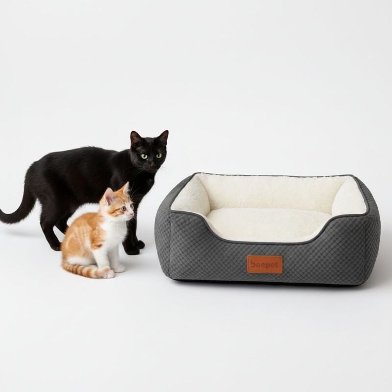Cama Ortopedica para Mascota Tamaño S 50 x 40 cm modelo PawZen Beepet Cama Ortopedica para Mascota Tamaño S 50 x 40 cm modelo PawZen Beepet