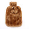 Bolsa De Agua Caliente Peluche Marrón Claro