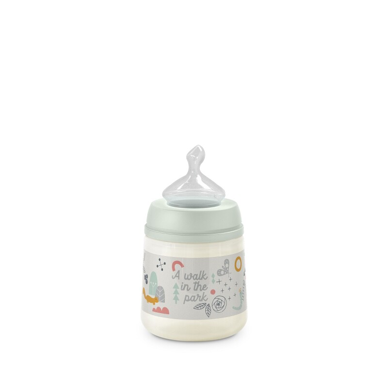 Mamadera Suavinex 150ml Anatómica 0-6m Flujo M Verde Mamadera Suavinex 150ml Anatómica 0-6m Flujo M Verde