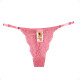 Tanga Colaless Ajustable De Encaje Fucsia Talla L-XL