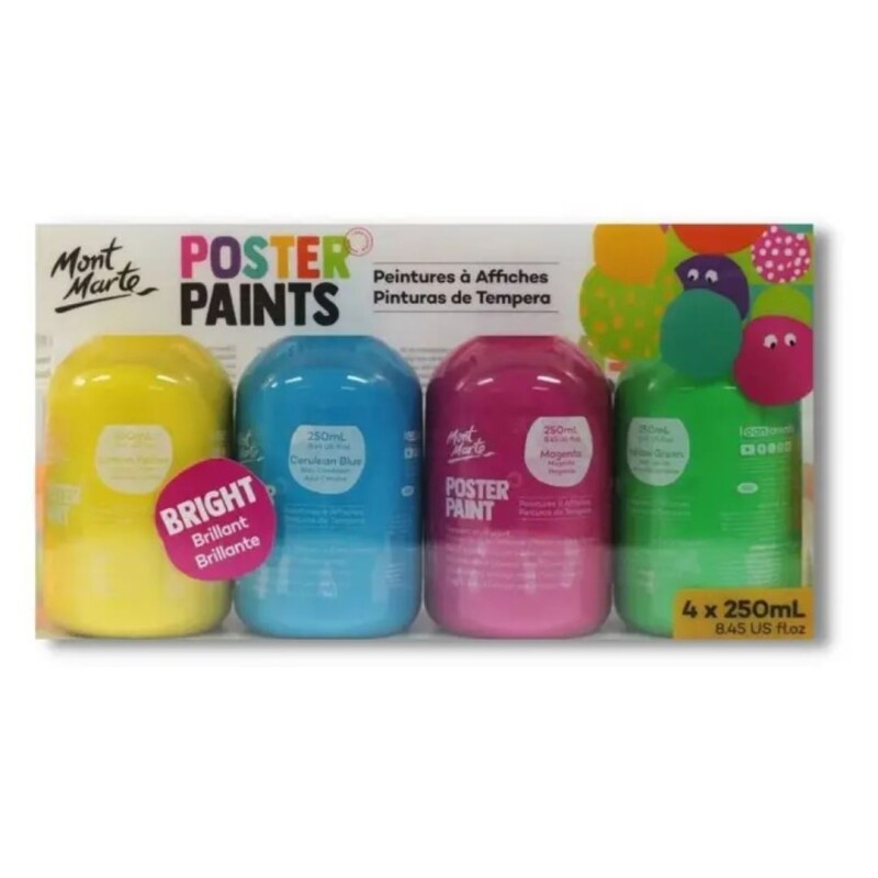 Tempera poster paint secado rapido Brillantes- Mont Marte Tempera Poster Paint Secado Rapido Brillantes- Mont Marte