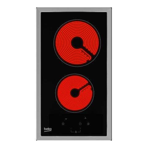 Anafe De Empotrar Vitroceramico Beko 30cm 2 Zonas Hdmc32400tx ANAFE VITROCERAMICO BEKO 30CM HDMC32400T