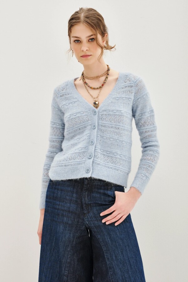 Cardigan Vernet Celeste