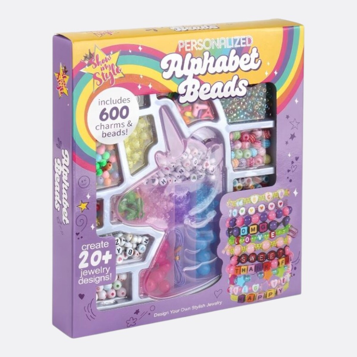 Set Creación De Pulseras De Unicornios 