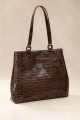 Cartera Regina Crocco Chocolate
