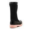 Molekinha Bota Infantil Charol Negro