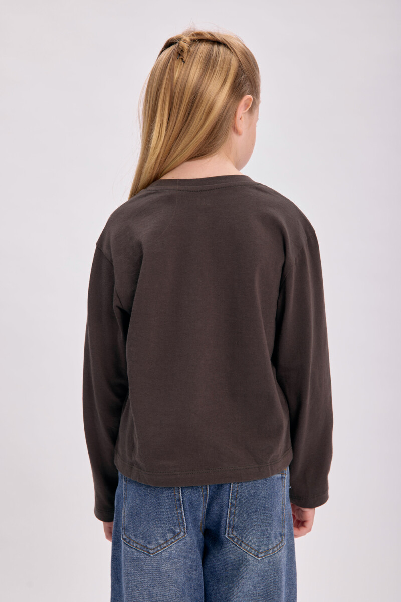 Remera estampa Shine Gris