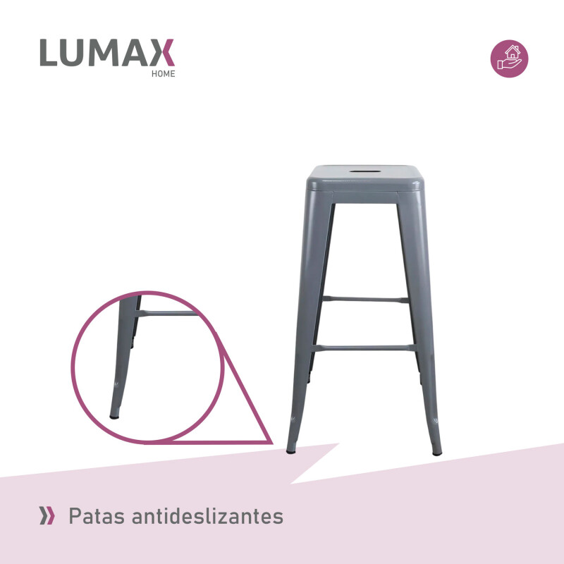 Taburete Tolix Hogar Pub Muebles Gris