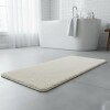 ALFOMBRA FELPUDA MARFIL 50X120CM P/BAÑO Unica