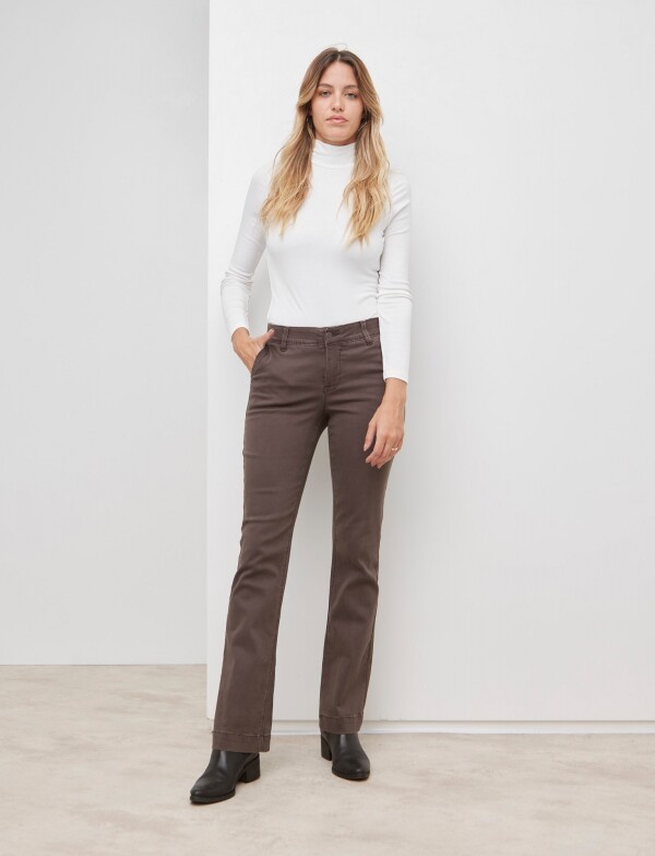 Jean Semi Oxford MARRON