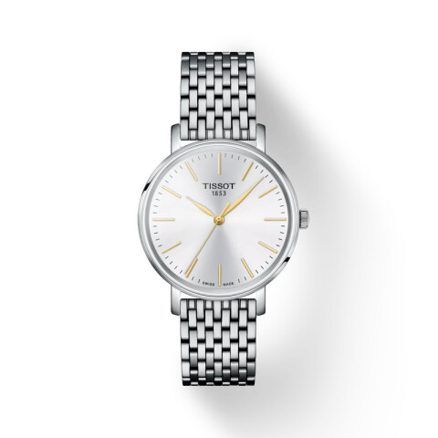Reloj Tissot Everytime T1432101101101 para mujer en acero plateado Plateado