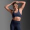 Bra Training Form Racerback Medium Impact Mujer Midnight/midnight