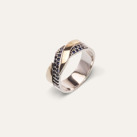 Anillo Emily - Plata y Oro Anillo Emily - Plata y Oro