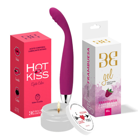 Cici Svakom Vibrador + Vela Masajes + Hot Kiss + Gel Comestible Cici Svakom Vibrador + Vela Masajes + Hot Kiss + Gel Comestible