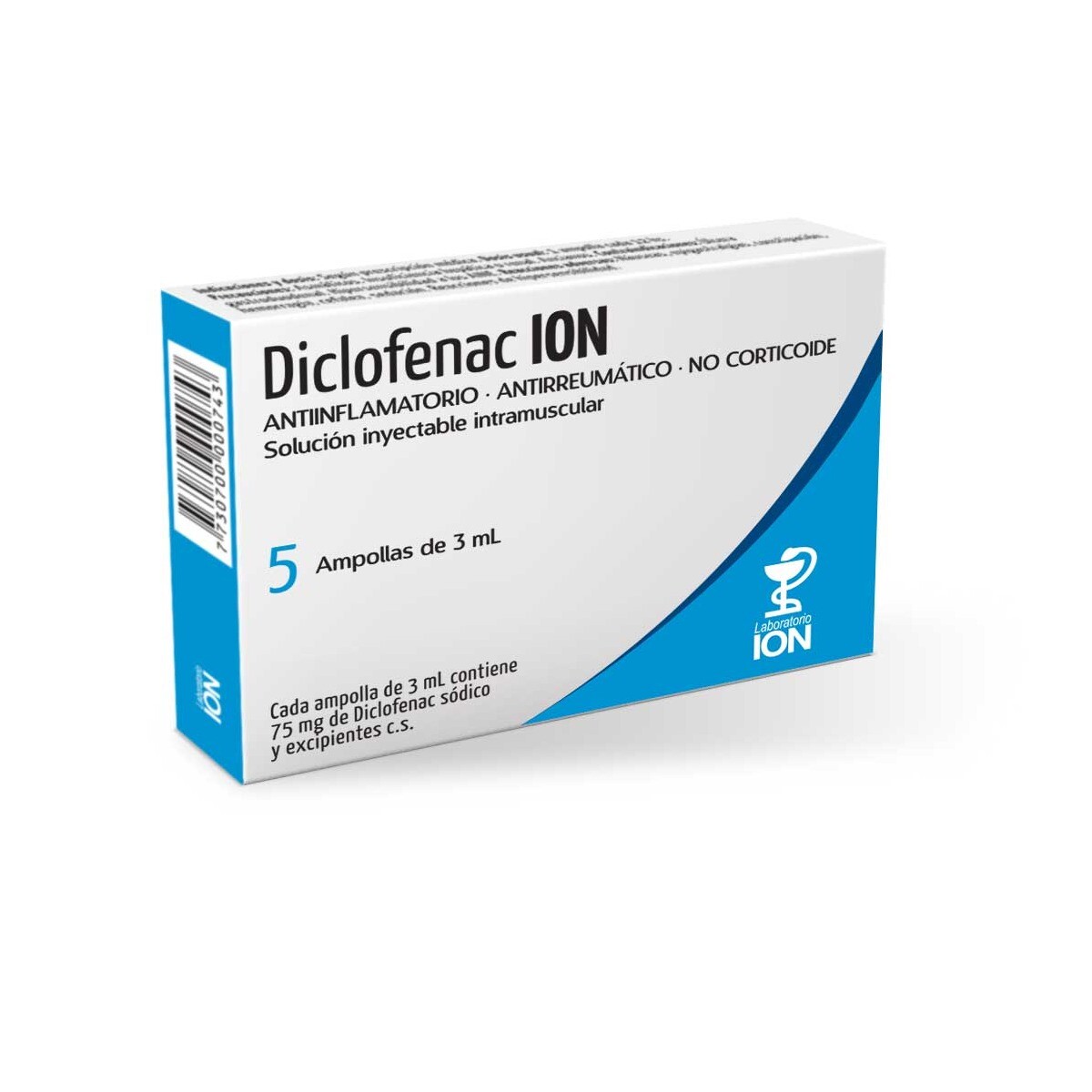Diclofenac Iny 3ml. 5 Ampollas 