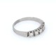 Anillo en oro 18k blanco y brillantes Anillo en oro 18k blanco y brillantes