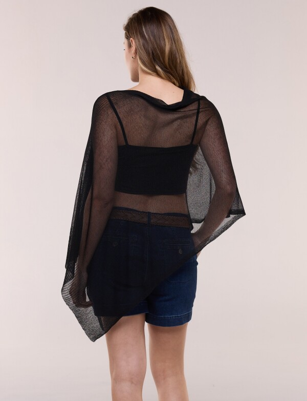 Poncho Traslúcido NEGRO