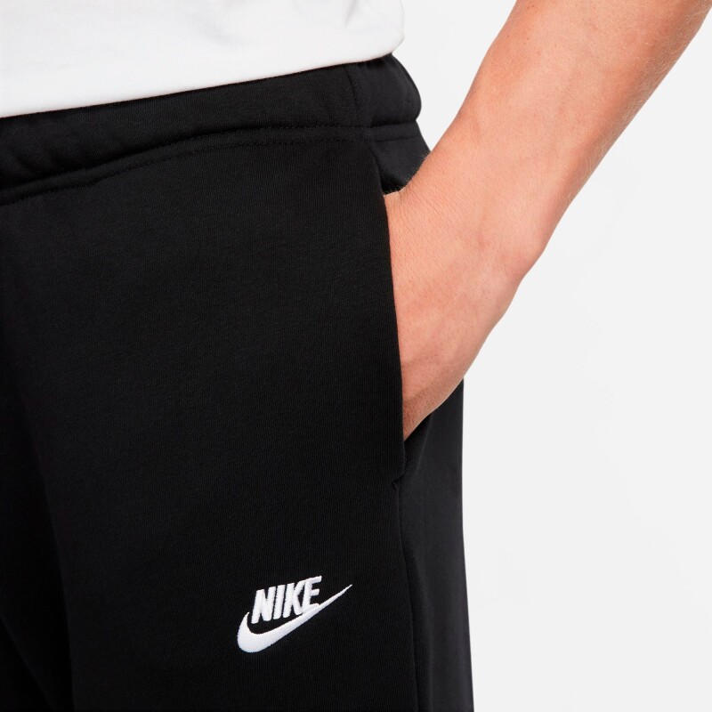 Pantalón Nike Club Fleece Alto-Rise de Mujer Negro