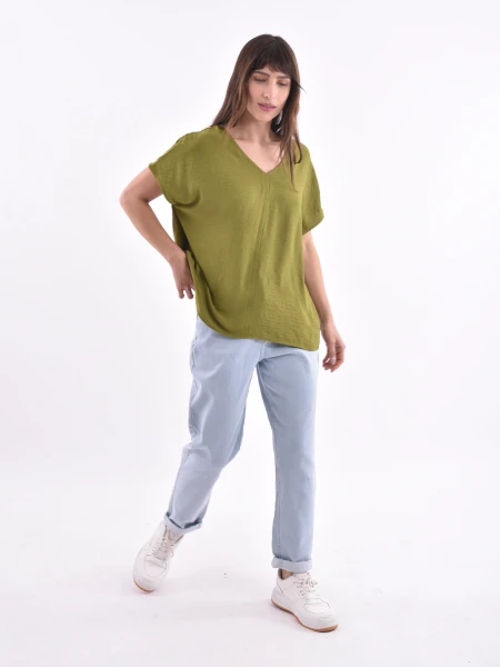 BLUSA NORMA OLIVA