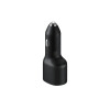 Cargador Samsung para auto Super Fast Dual (25W+15W) color negro Cargador Samsung Para Auto Super Fast Dual (25w+15w) Color Negro