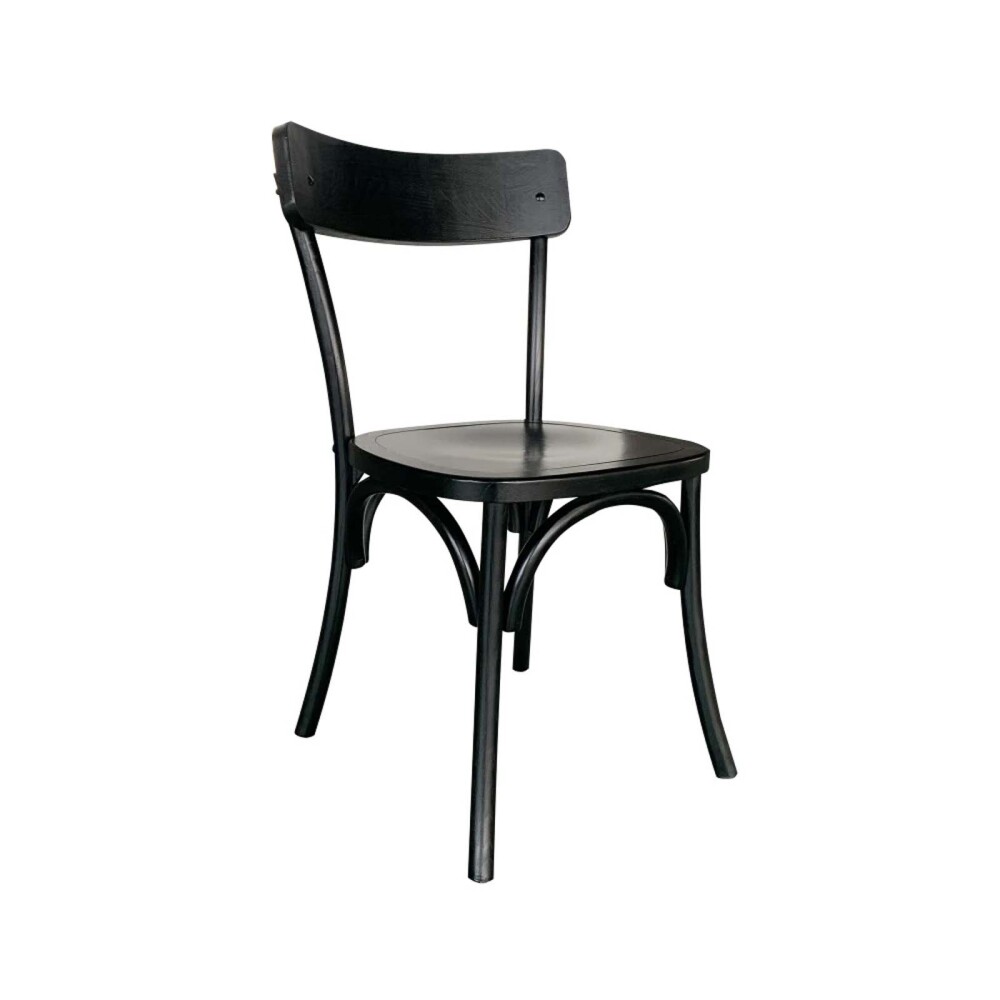 SILLA DE COMEDOR MADERA NEGRO MODENA