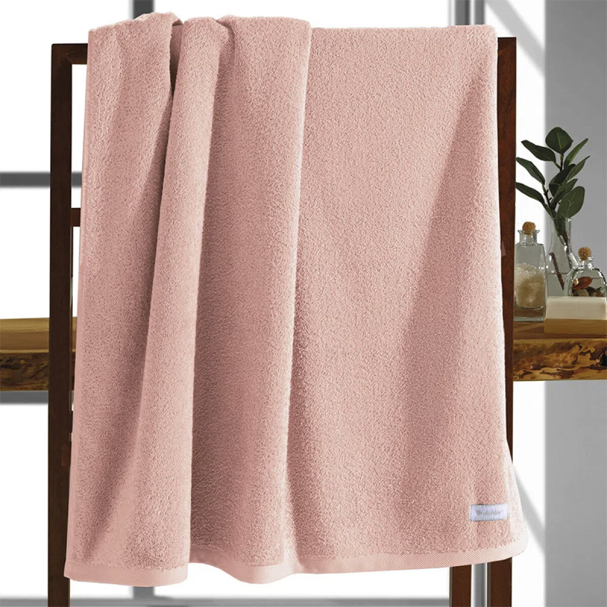 Toalla de Mano Florencia Dohler 100% Algodón 50 x 90 cm - SALMON 