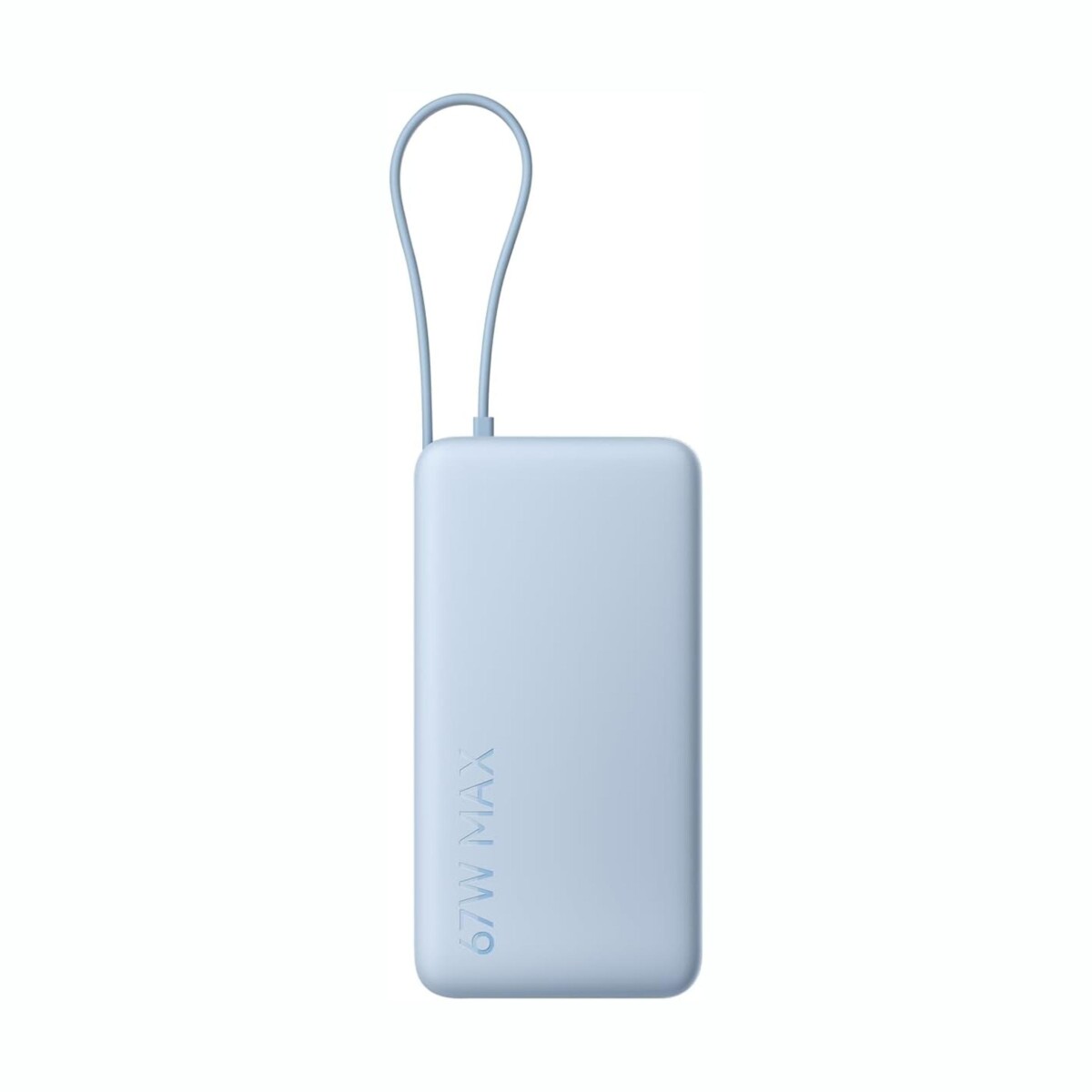 Cargador Portátil Power Bank XIAOMI 67W 20.000 mAh Cable Integrado - Ice Blue 